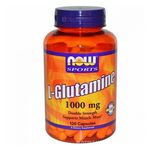 NOW L-Glutamine 1000 mg - Глютамин, 120 капсул - БАД